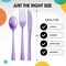 Exquisite Polished Plastic Silverware – 150 Pcs Heavy Duty Cutlery Set – 50 Each of Forks, Knives & Spoons – Disposable Utensil Set for Parties, Events & Catering – Flatware Set by Party Solids